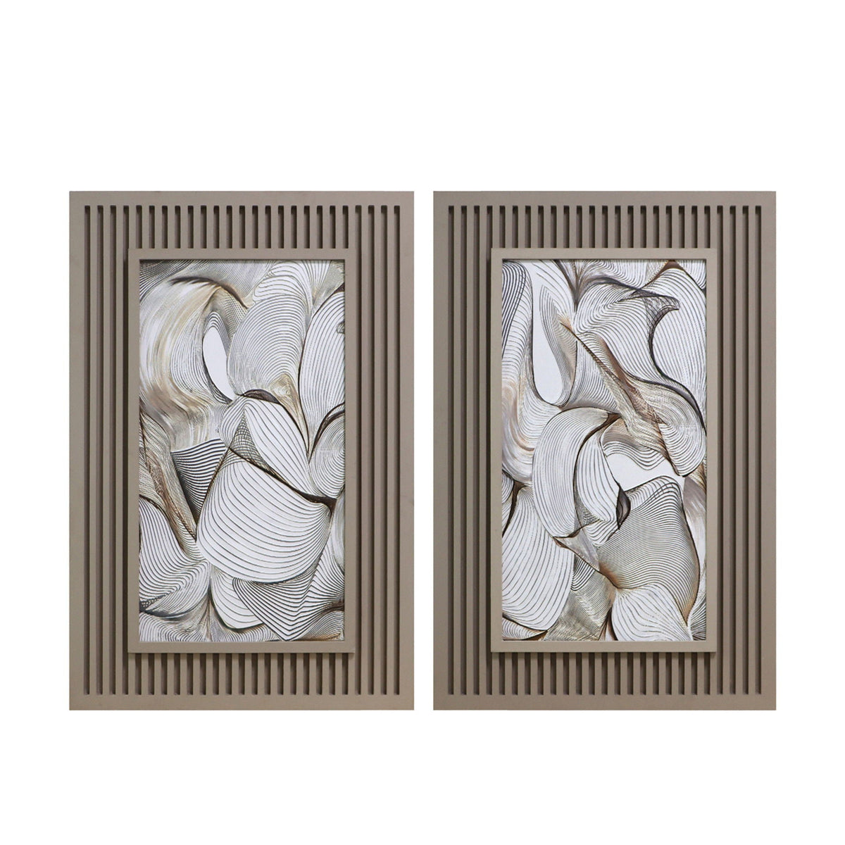 24" x 35" Elias Art (Set of 2) - Brown