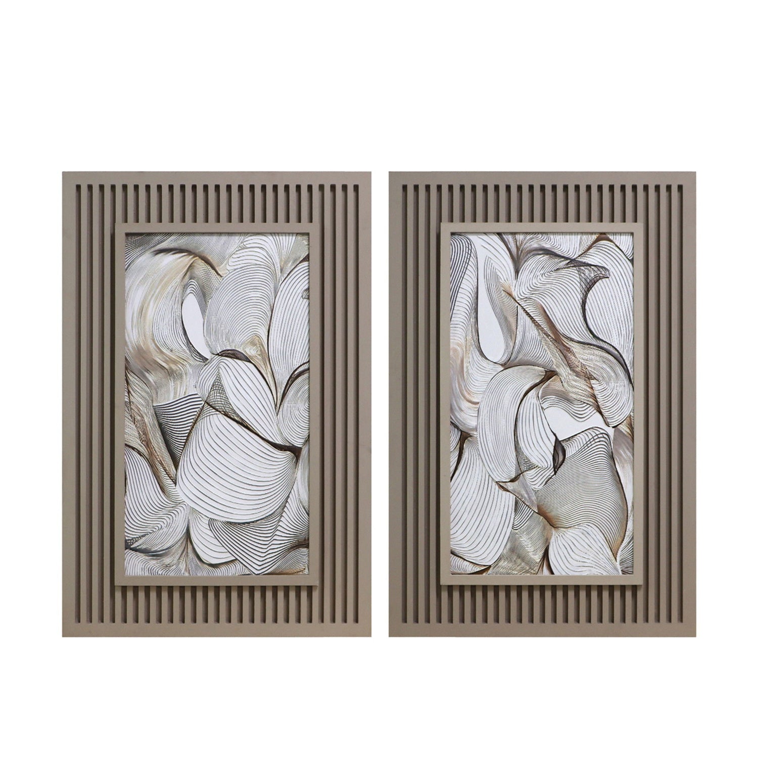 24" x 35" Elias Art (Set of 2) - Brown