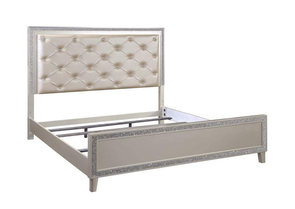 BD00239Q Sliverfluff Queen Bed with Led