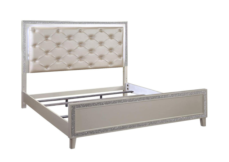 BD00238EK Sliverfluff Ek Bed with Led