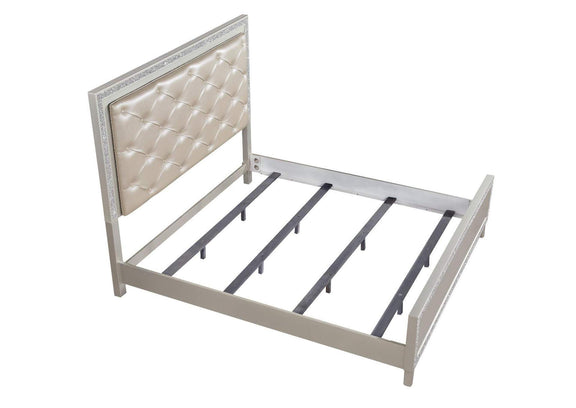 BD00238EK Sliverfluff Ek Bed with Led