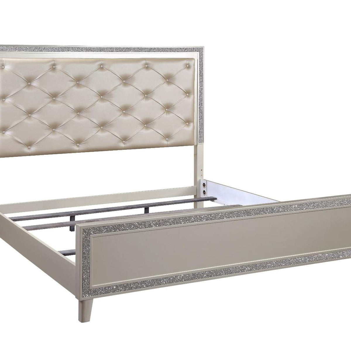 BD00238EK Sliverfluff Ek Bed with Led