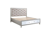 BD00241EK Sliverfluff Ek Bed with Led and Storage