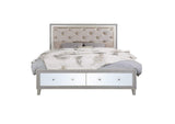 BD00241EK Sliverfluff Ek Bed with Led and Storage