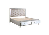 BD00241EK Sliverfluff Ek Bed with Led and Storage