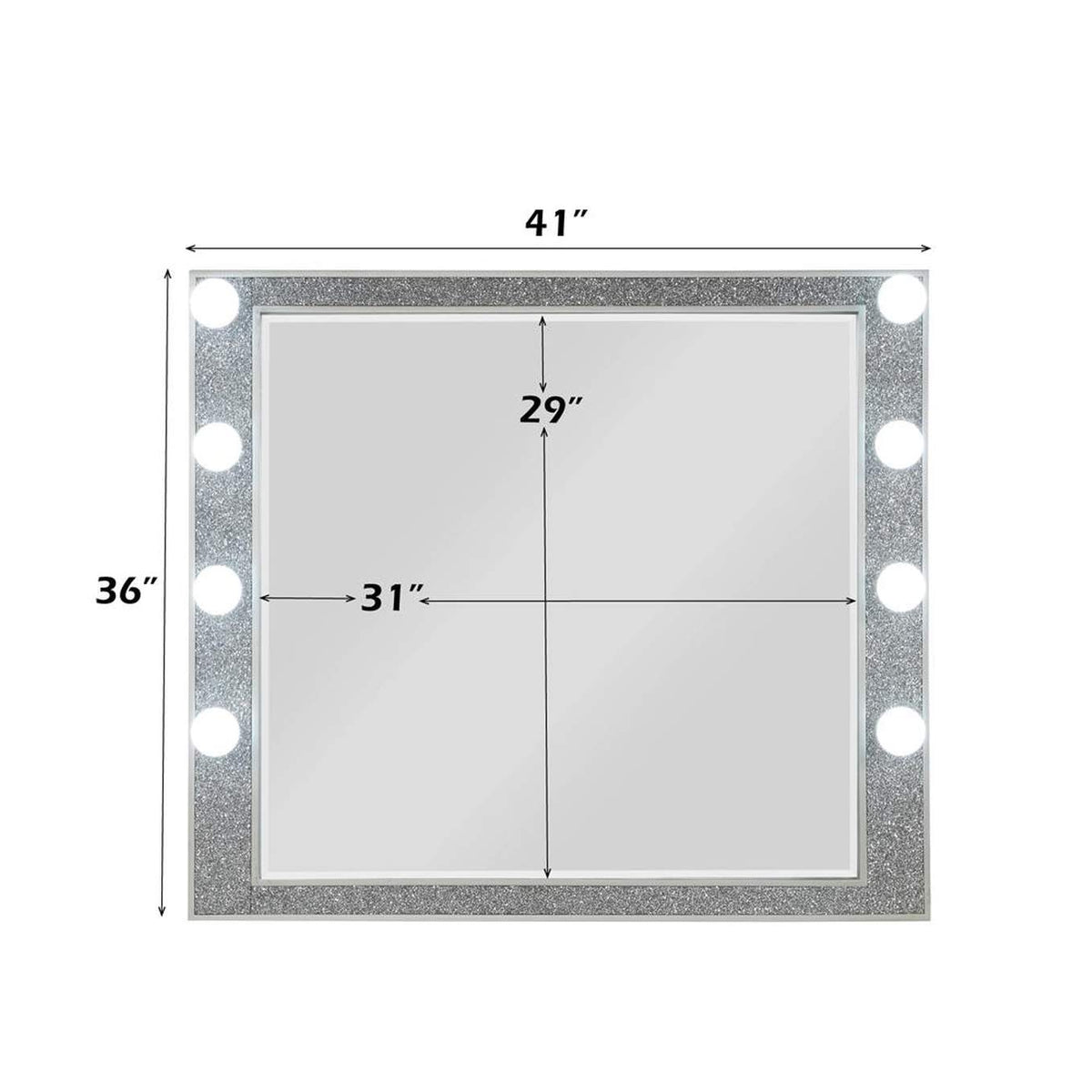 BD00245 Sliverfluff Mirror with Light