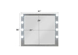 BD00245 Sliverfluff Mirror with Light