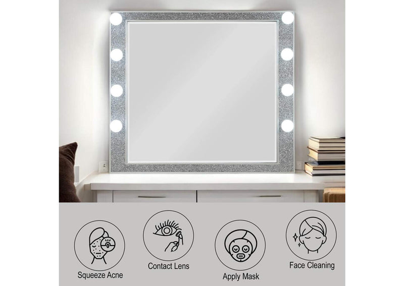 BD00245 Sliverfluff Mirror with Light