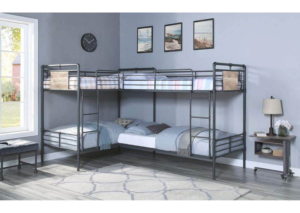 BD00370 Cordelia Quadruple Twin Bunk Bed