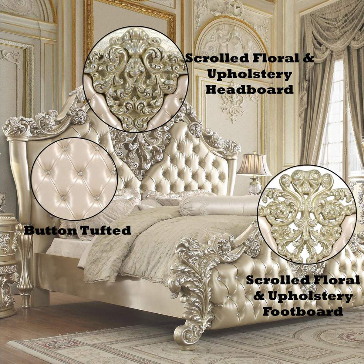 BD00461EK Vatican Eastern King Bed