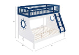 BD00493 Farah Twin-Full Bunk Bed