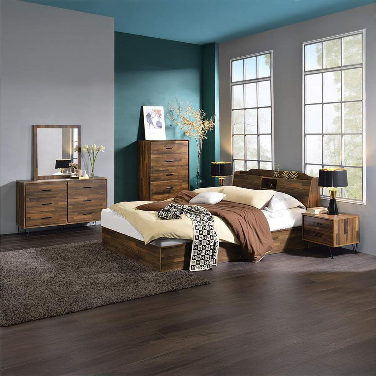 BD00542Q Hestia Queen Bed with Storage