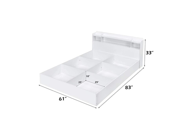 BD00548Q Perse Queen Bed with Storage