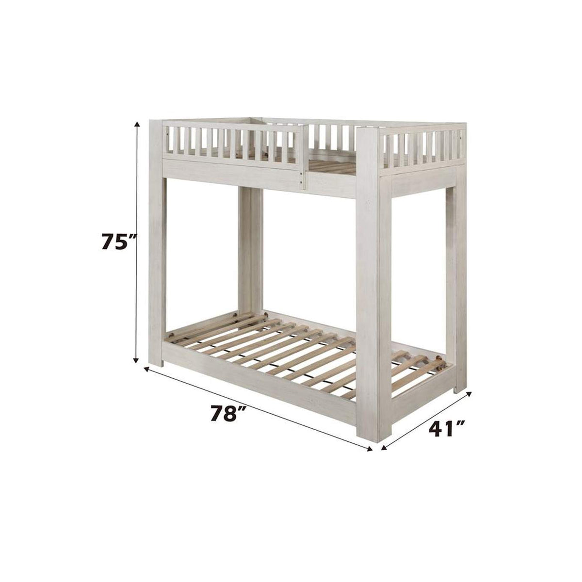 BD00612 Cedro Twin-Twin Bunk Bed