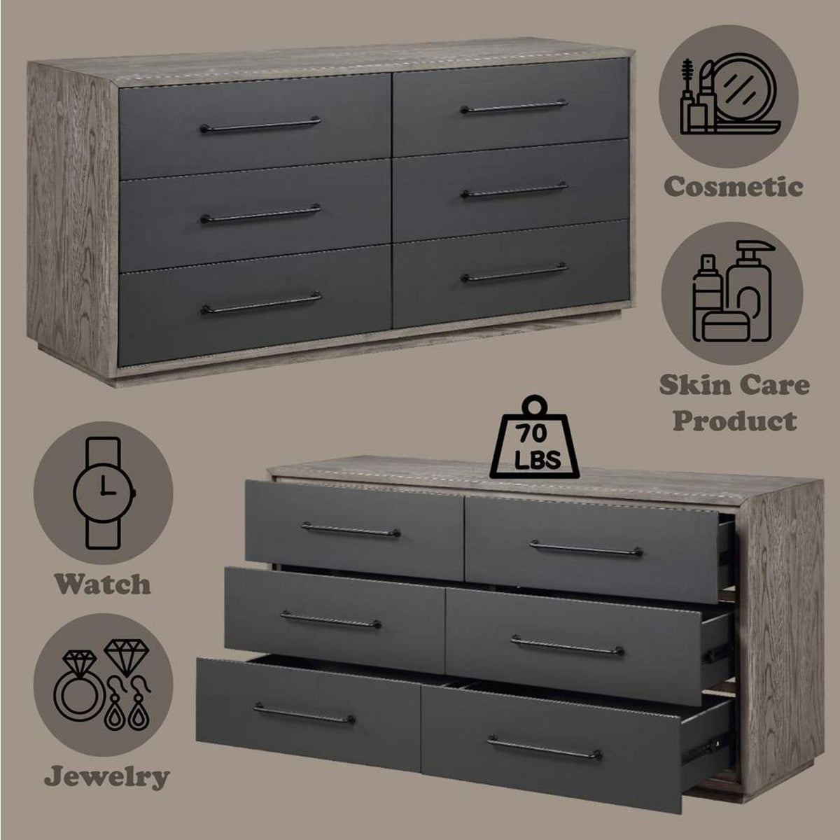 BD00614 Estevon Dresser
