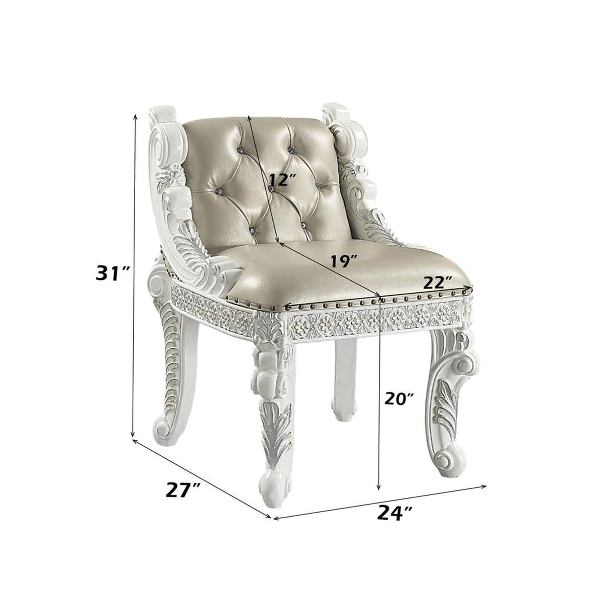 BD00675 Vanaheim Vanity Stool