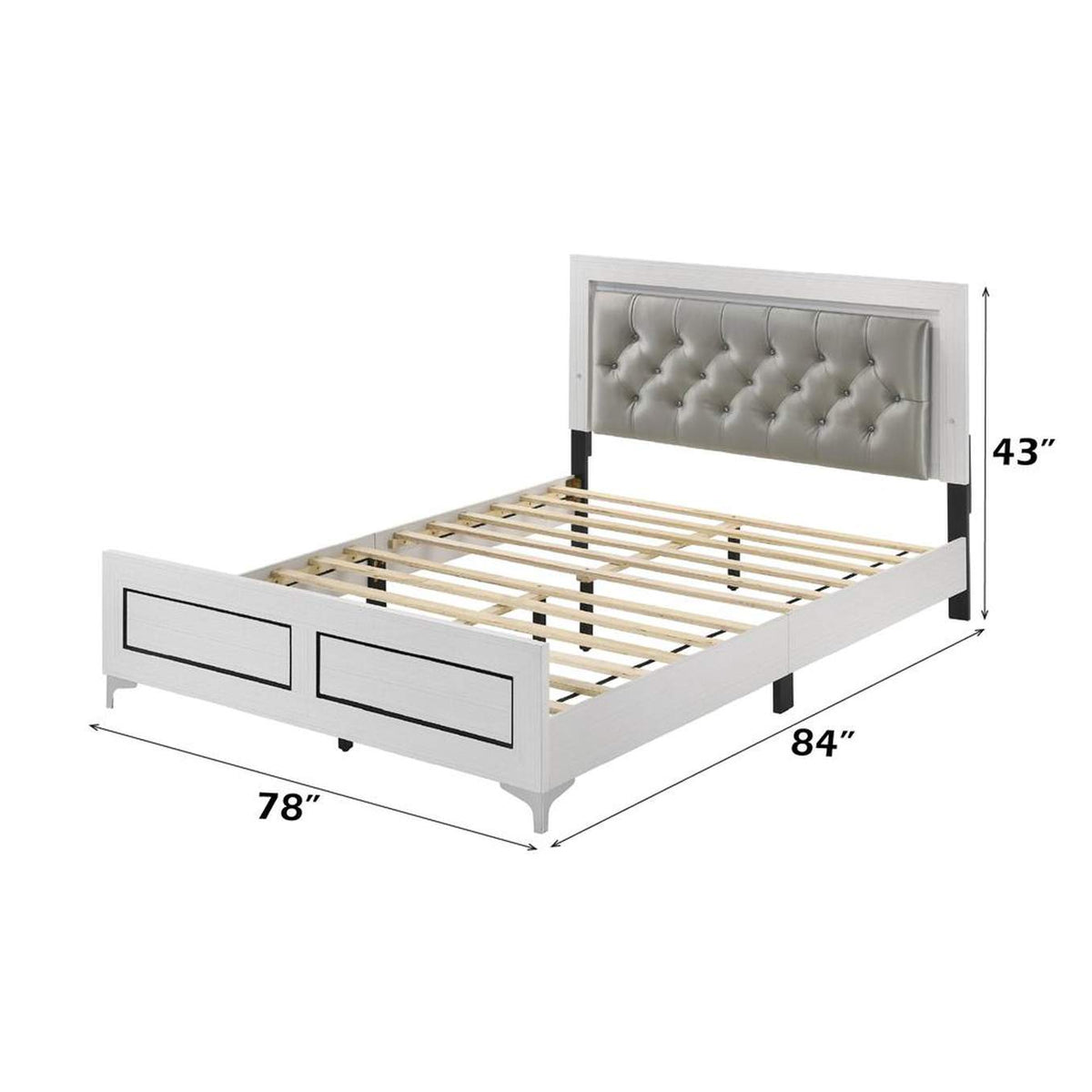 BD00806EK Casilda Ek Bed with Led