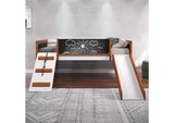 BD01409 Aurea Twin Loft Bed with Slide