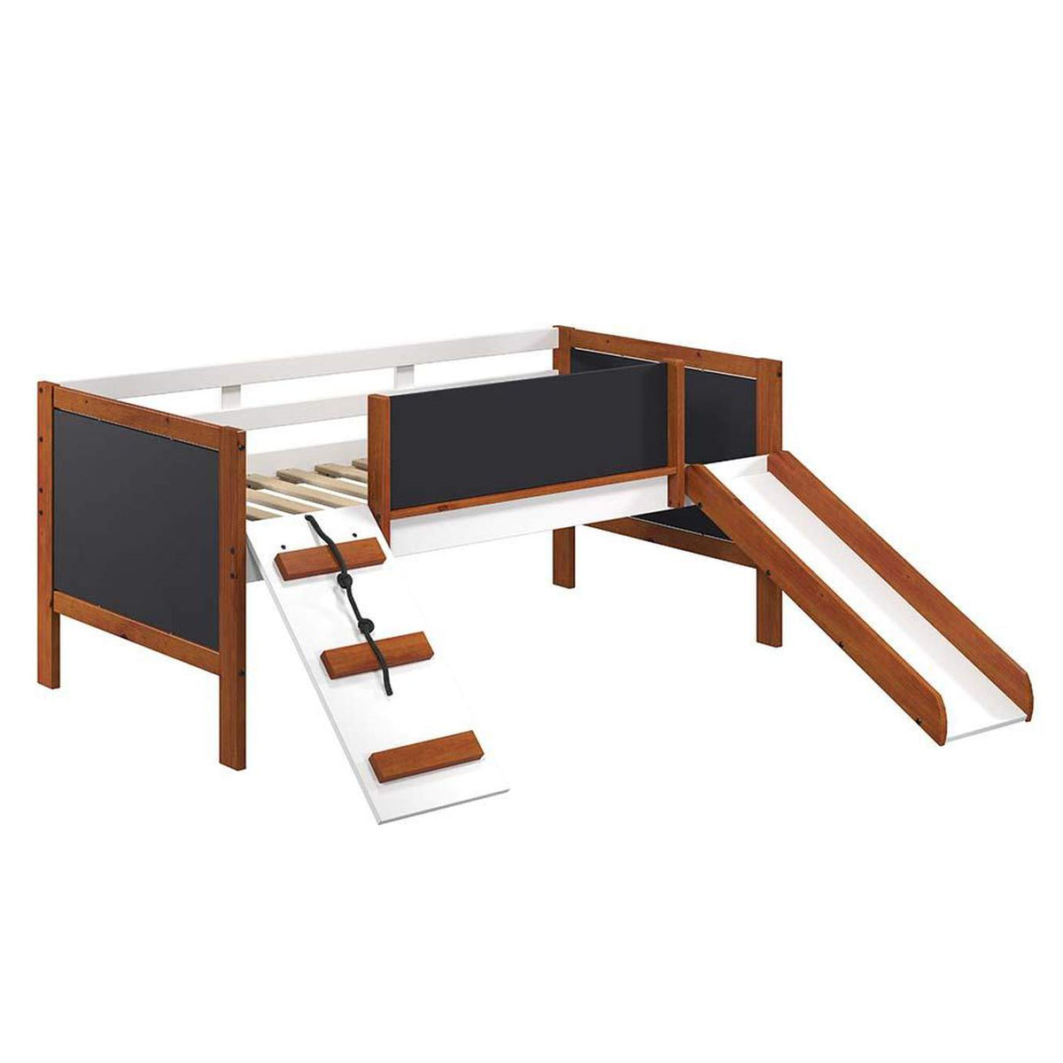BD01409 Aurea Twin Loft Bed with Slide