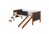 BD01409 Aurea Twin Loft Bed with Slide