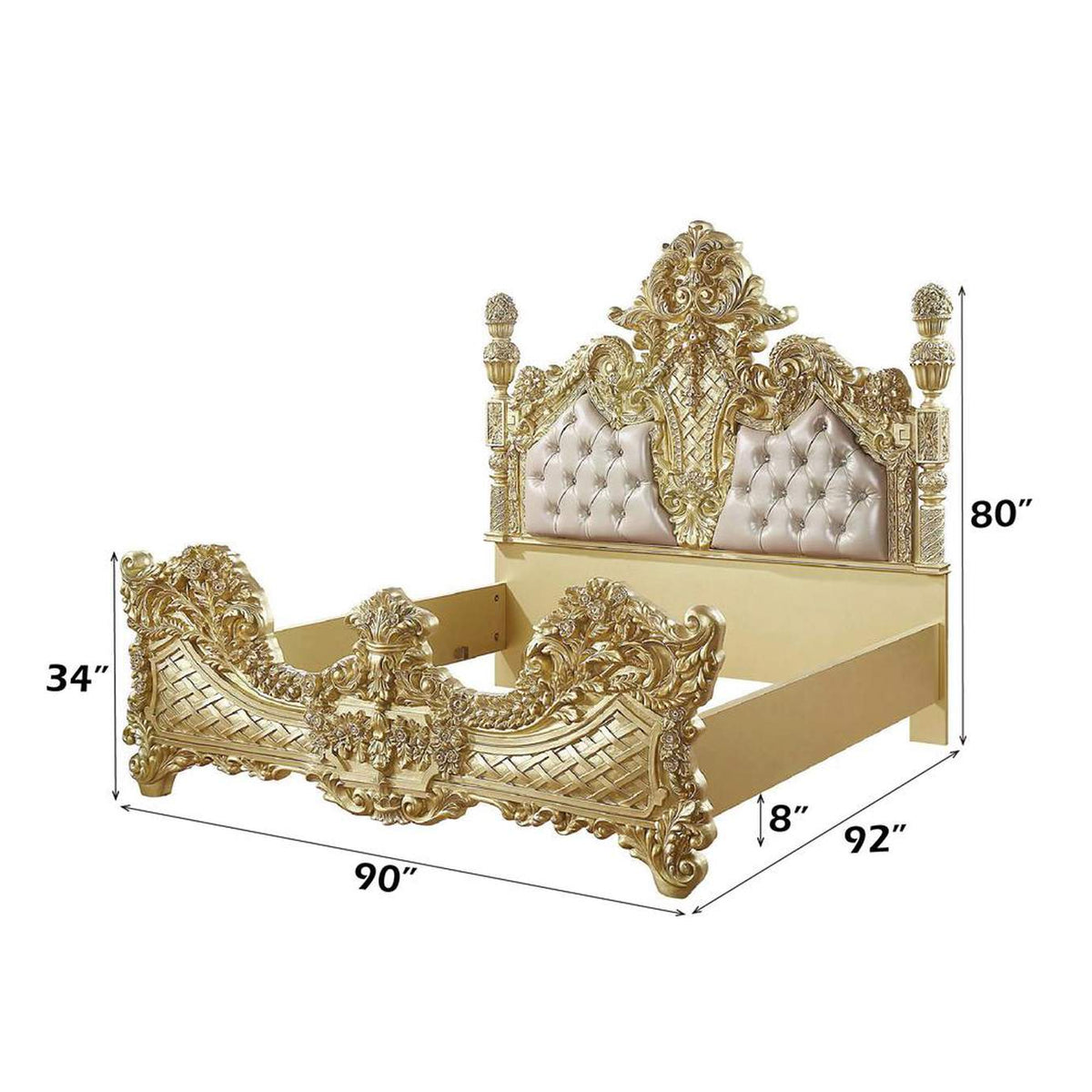 BD01463EK Cabriole Ek Bed