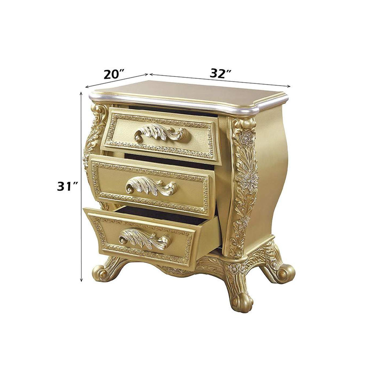 BD01464 Cabriole Nightstand