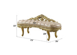 BD01468 Cabriole Bench