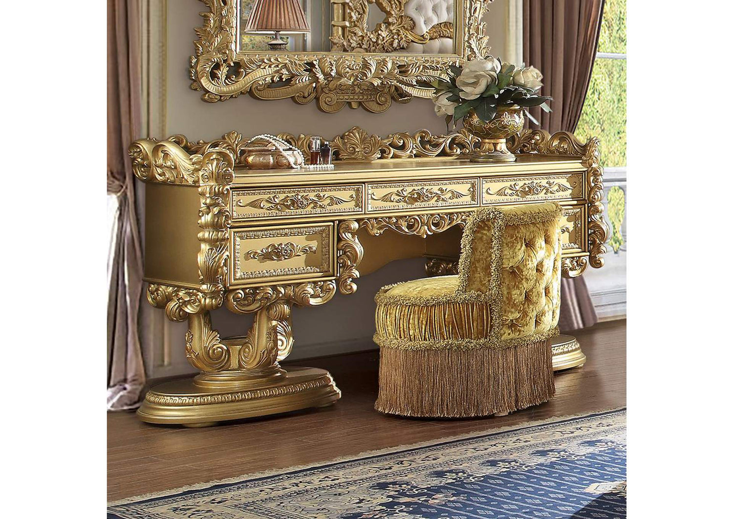 BD01477 Bernadette Vanity Desk