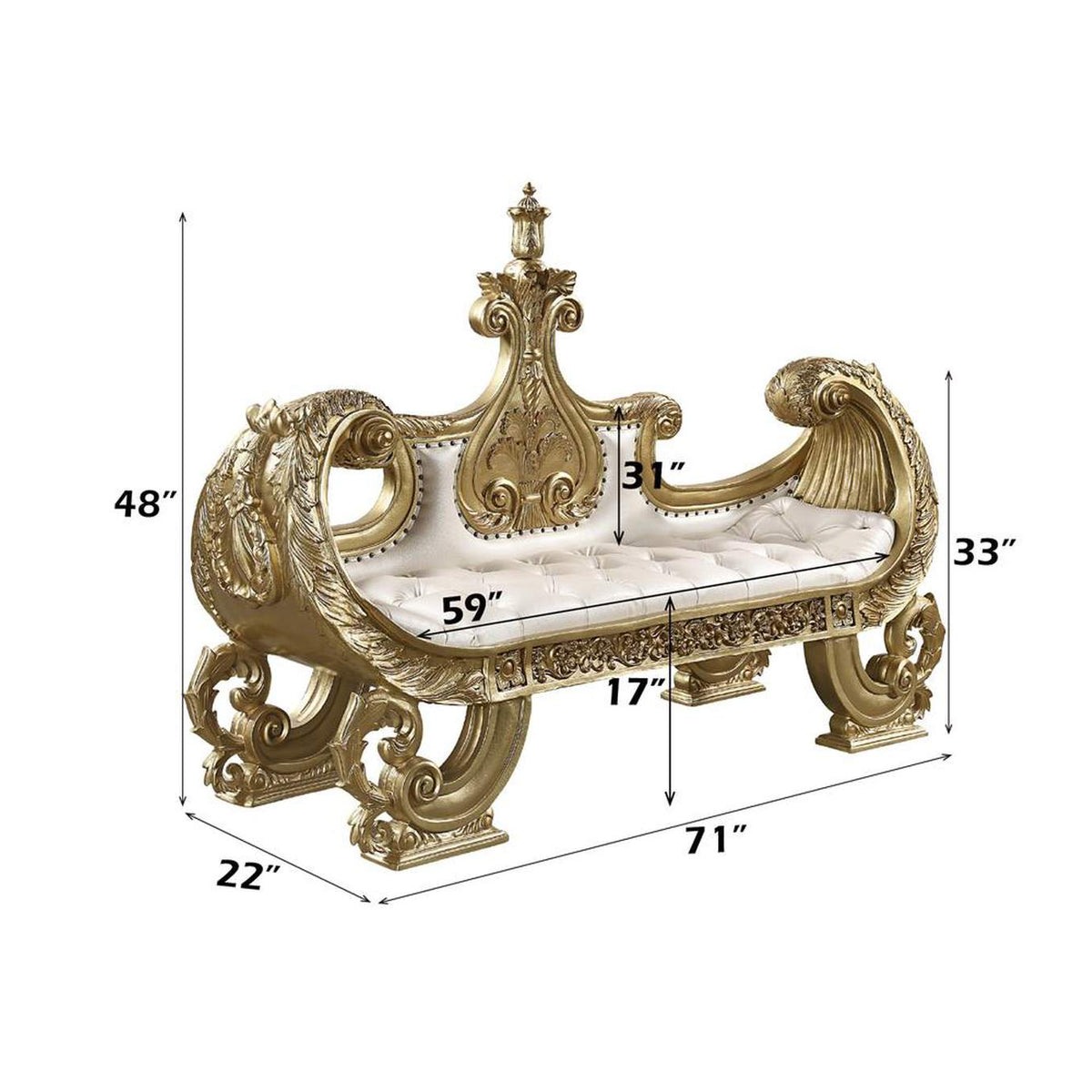 BD01480 Bernadette Bench