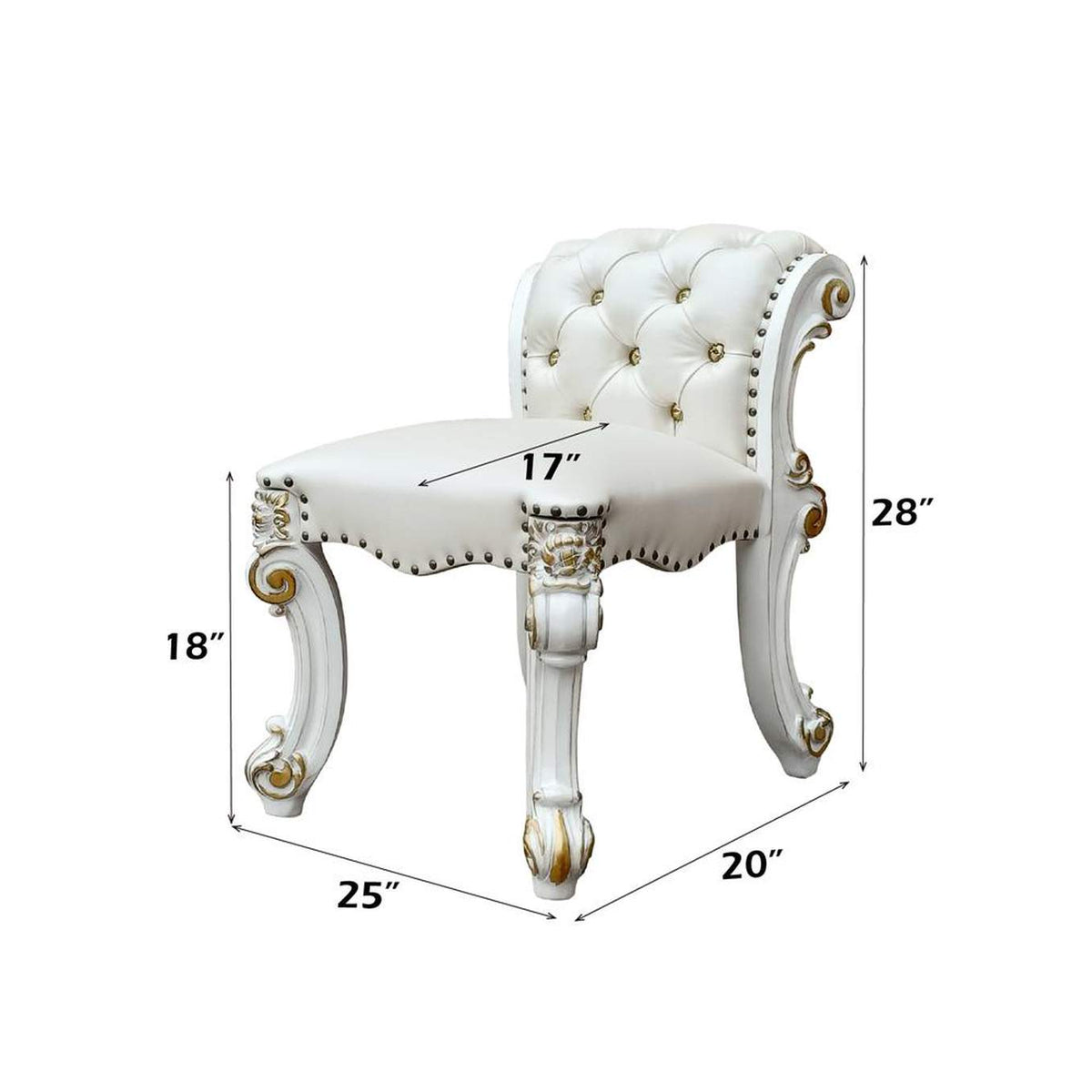 BD01508 Vendome Vanity Stool