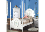 BD01638T Flora Twin Bed with Poster