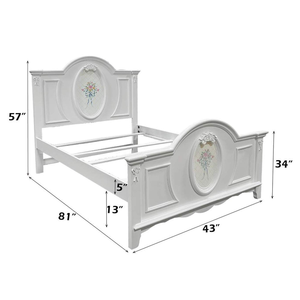 BD01645T Flora Twin Bed