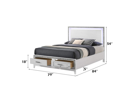 BD01742EK Haiden Ek Bed with Led and Storage