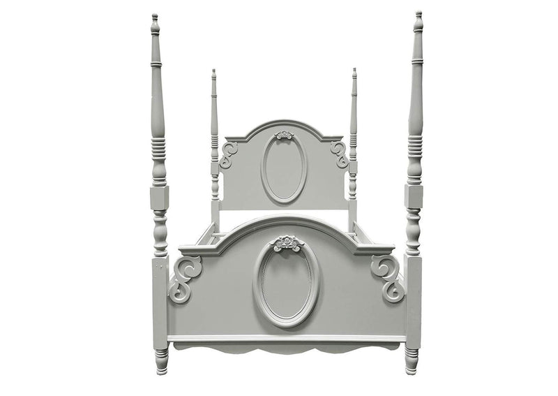 BD02204T Flora Twin Bed with Poster