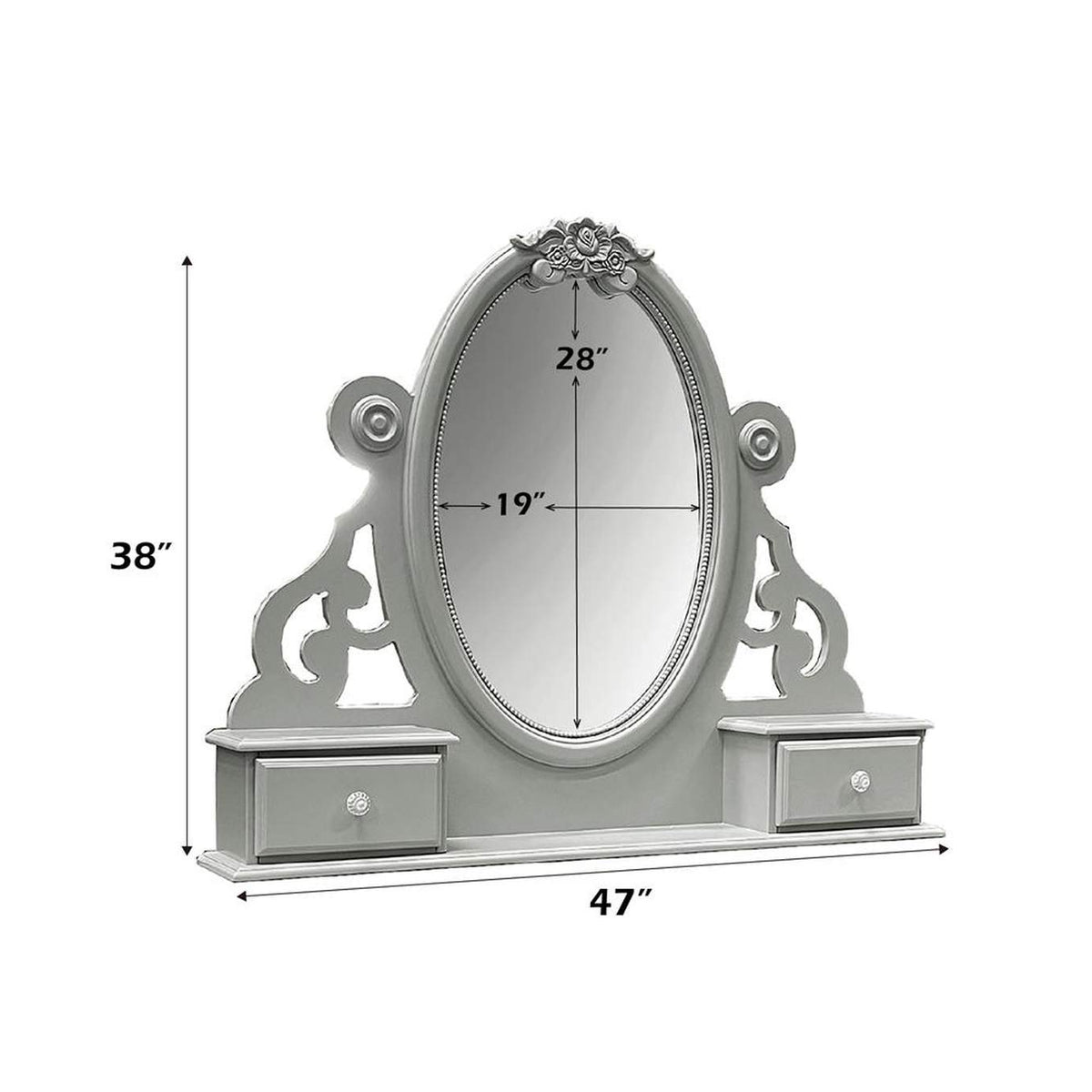 BD02206 Flora Mirror with Jewlery