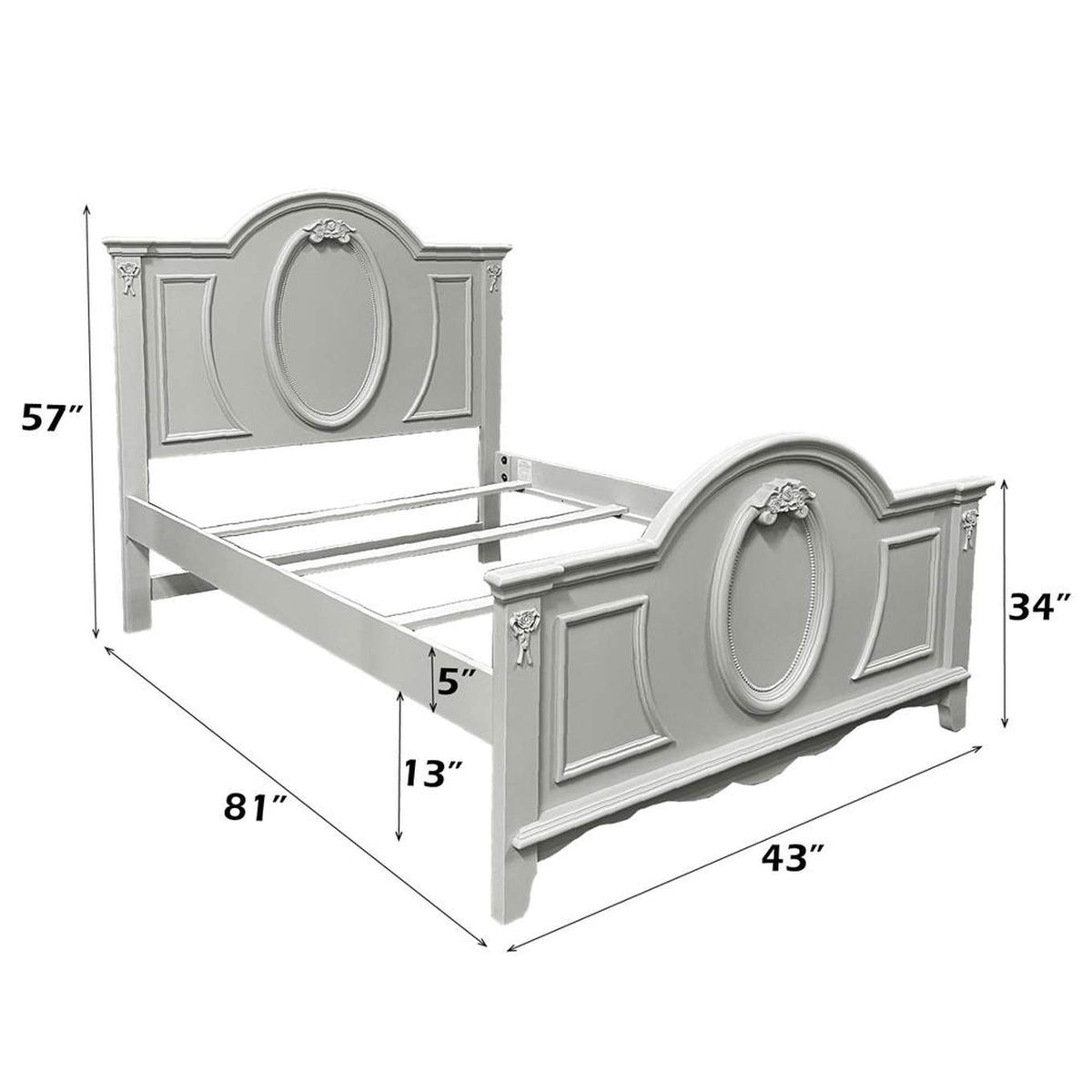 BD02210T Flora Twin Bed