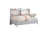 BD02220 Edalene Daybed with USB and Storage - Twin