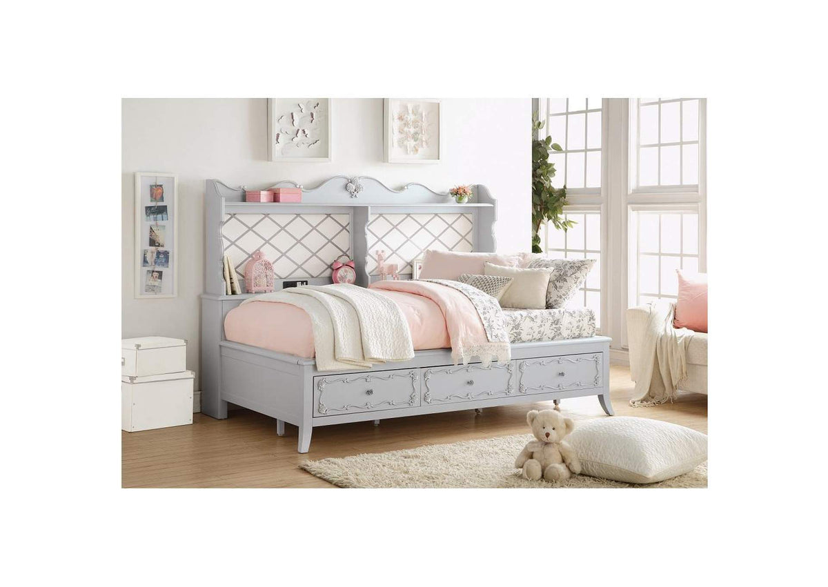BD02220 Edalene Daybed with USB and Storage - Twin