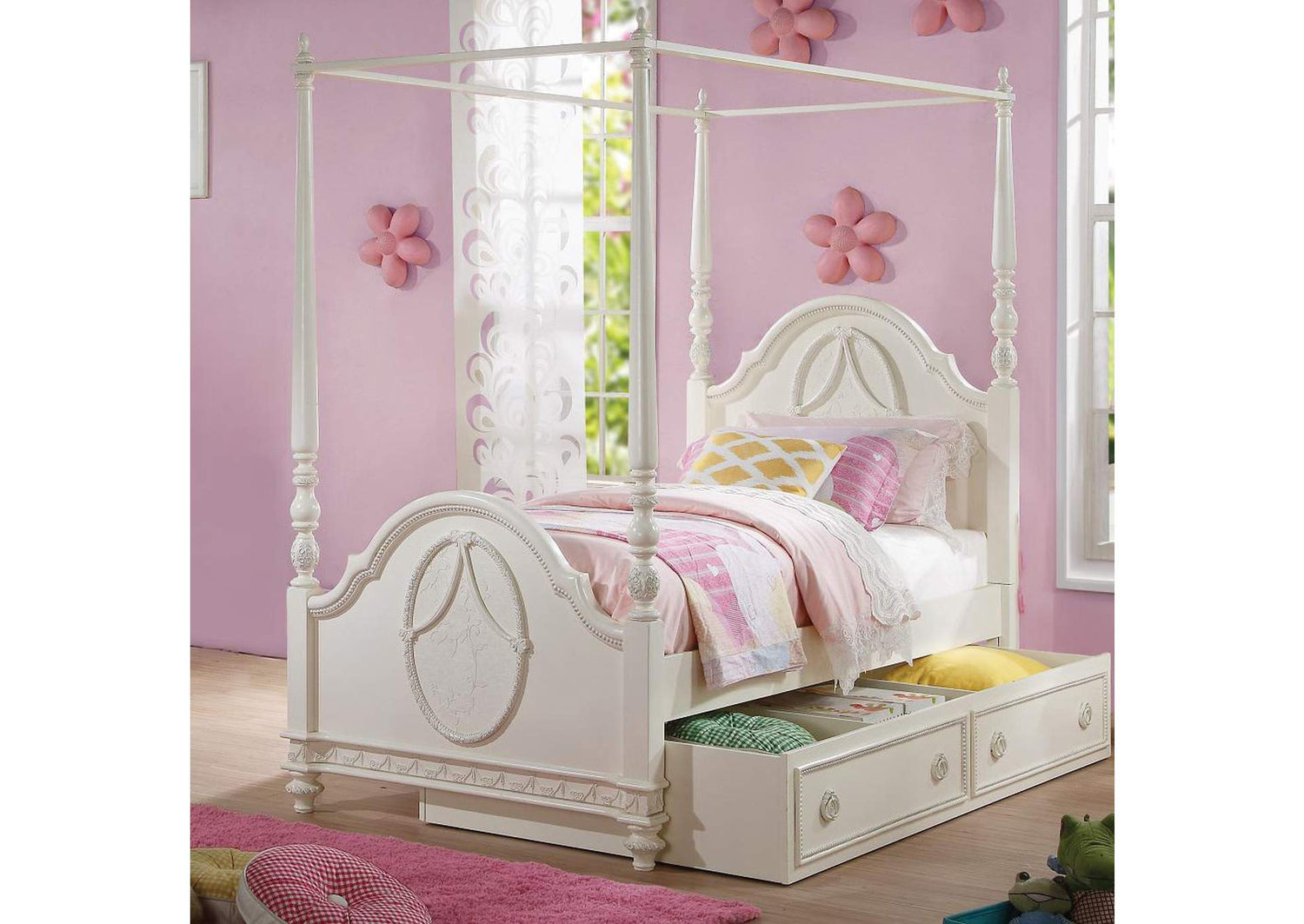 BD02259F Dorothy Full Post Bed