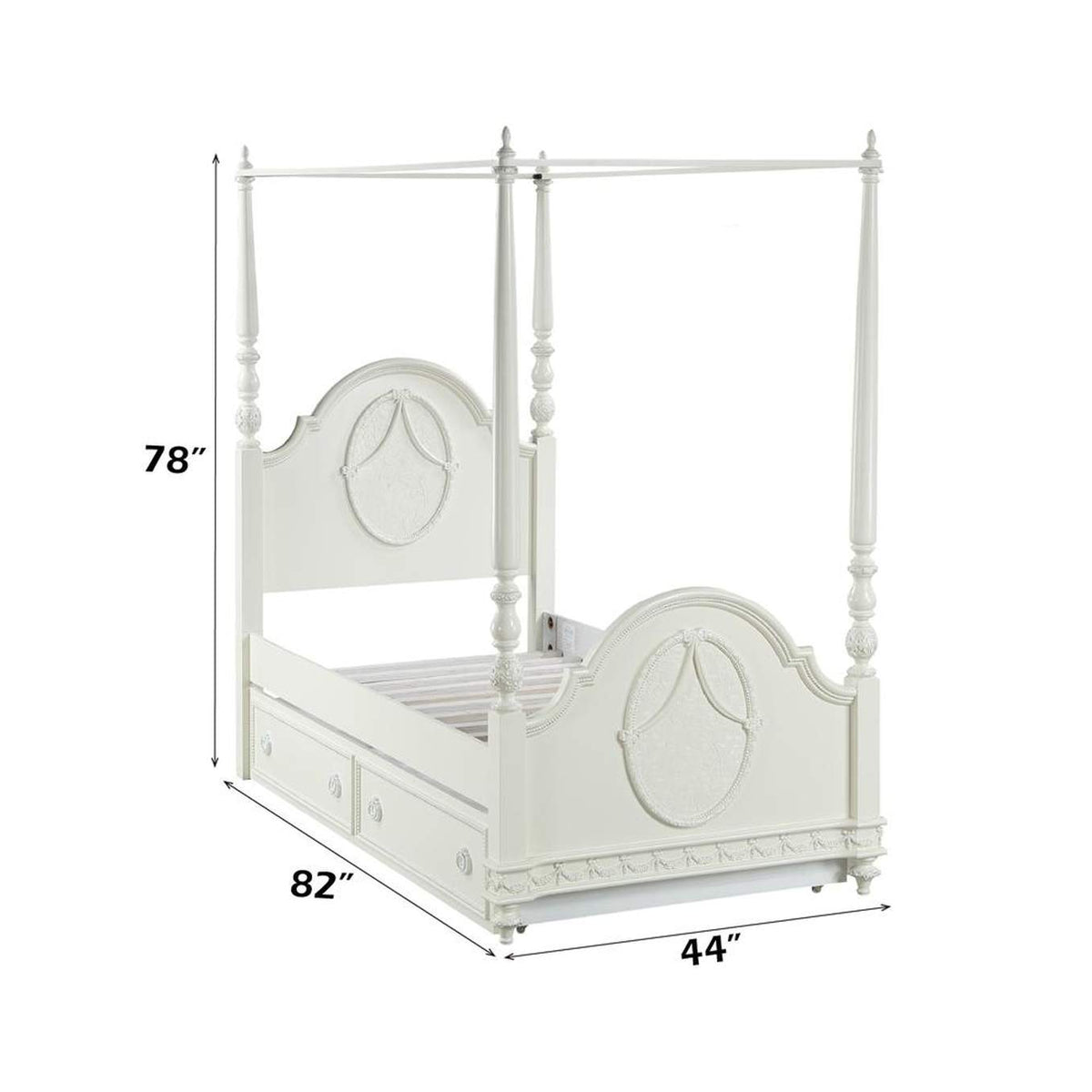 BD02261T Dorothy Twin Post Bed