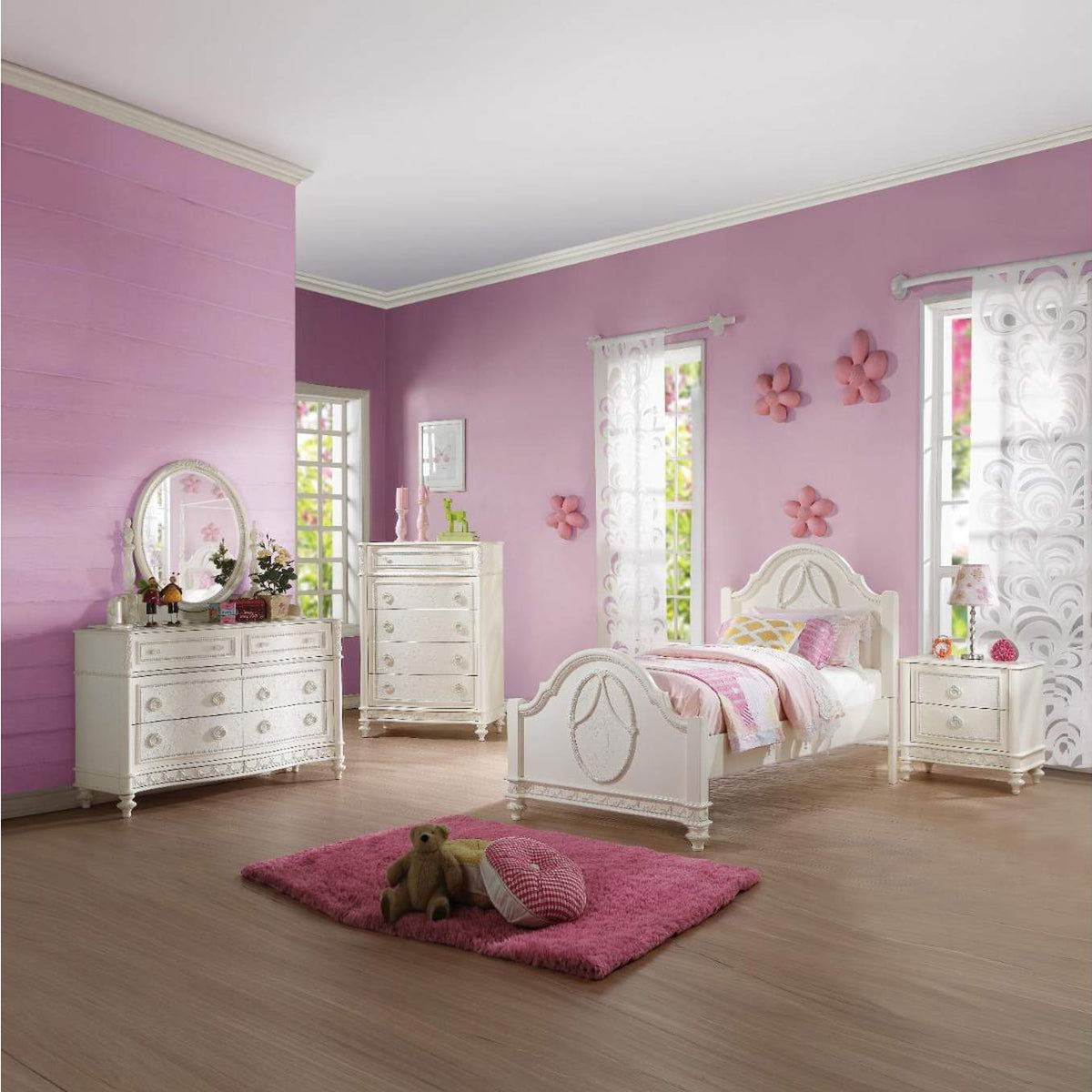 BD02261T Dorothy Twin Post Bed