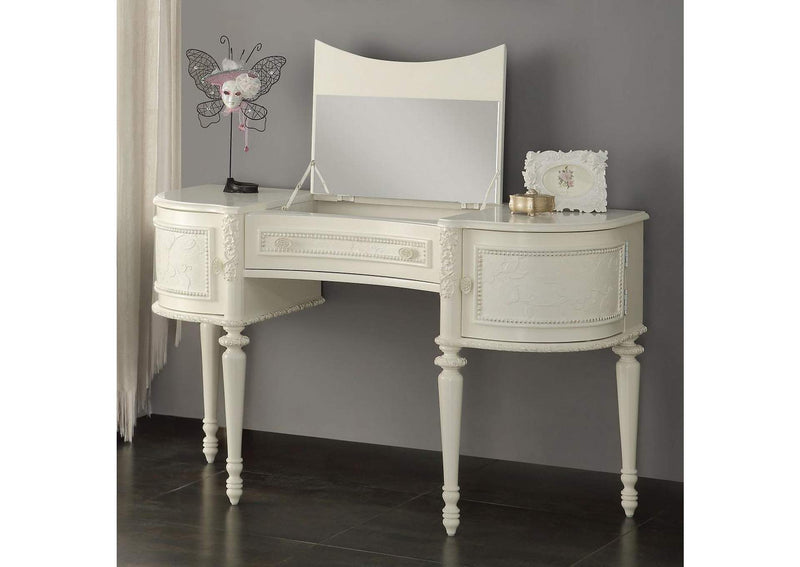 BD02271 Dorothy Vanity Desk and Mirror