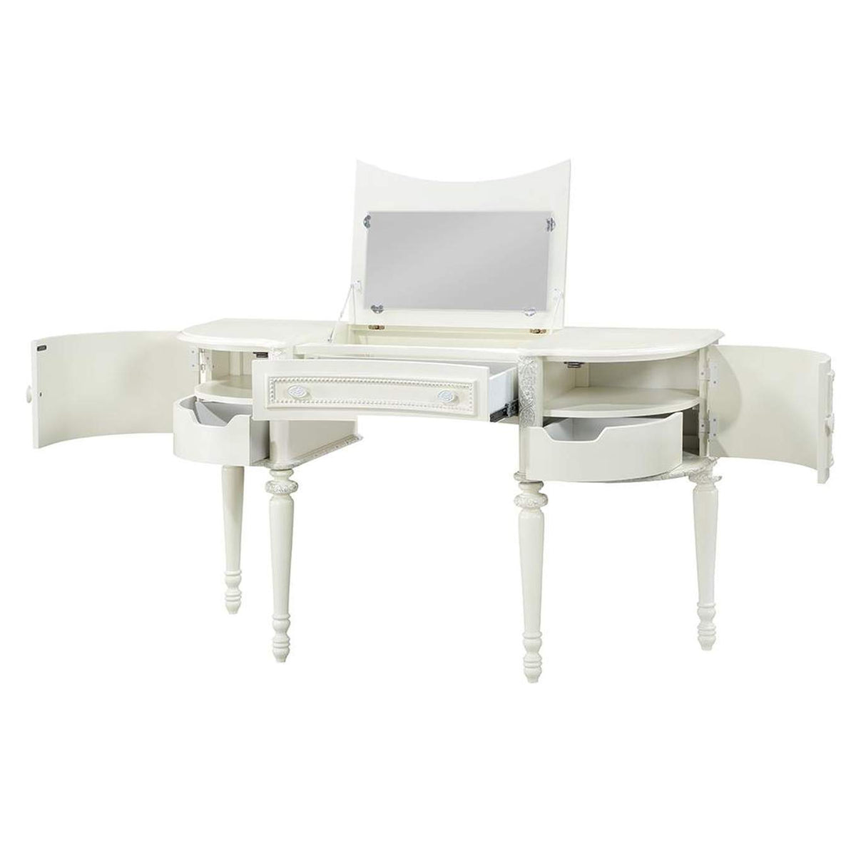 BD02271 Dorothy Vanity Desk and Mirror
