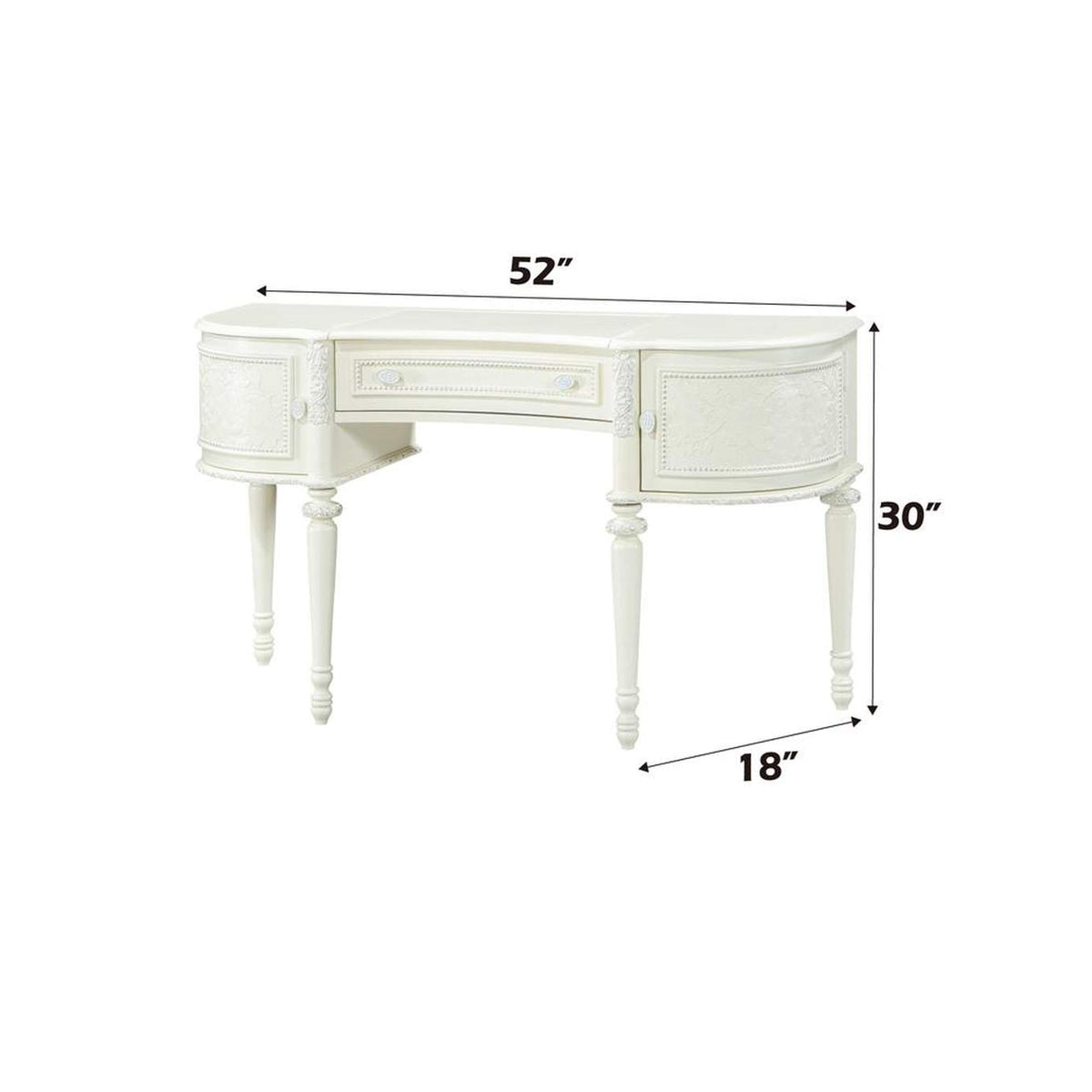 BD02271 Dorothy Vanity Desk and Mirror