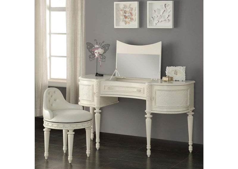 BD02271 Dorothy Vanity Desk and Mirror