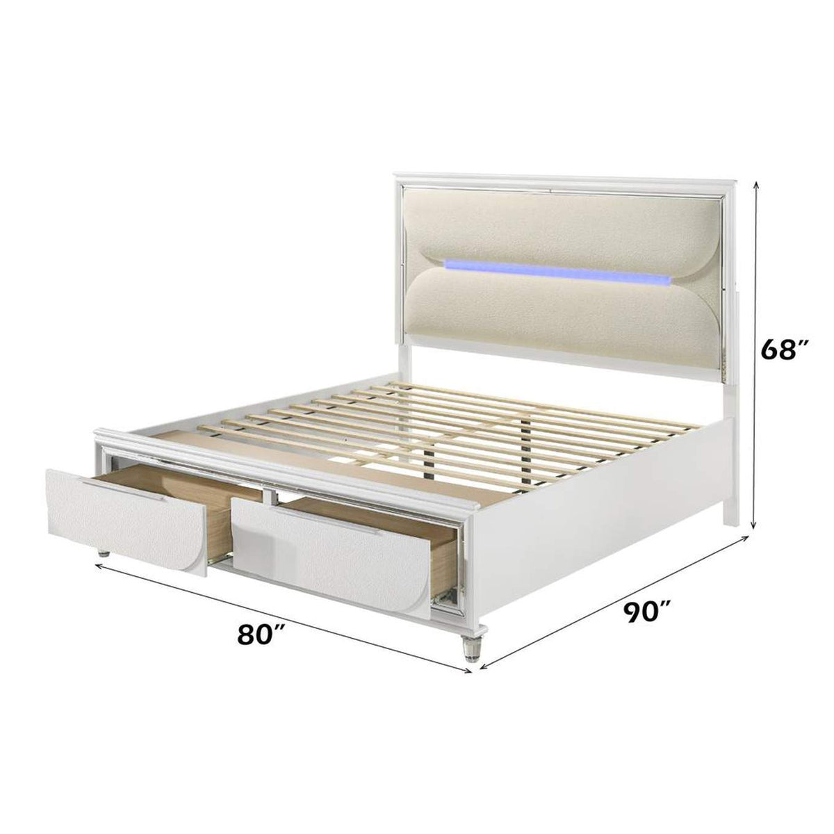 BD02316EK Tarian Ek Bed with Led and Storage