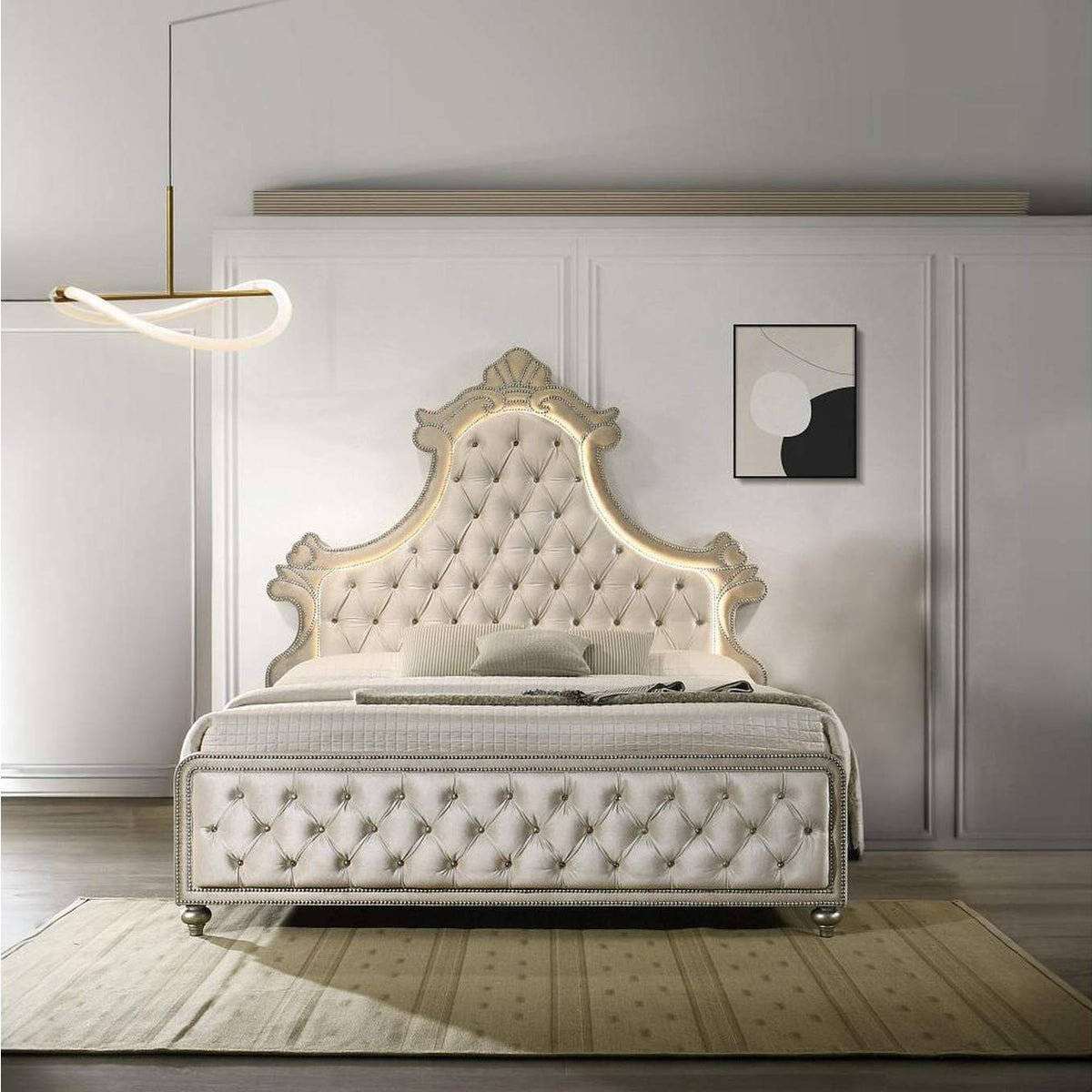 BD02334EK Lucienne Ek Bed with Led