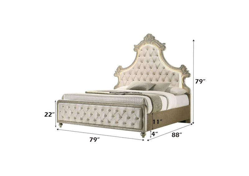 BD02334EK Lucienne Ek Bed with Led