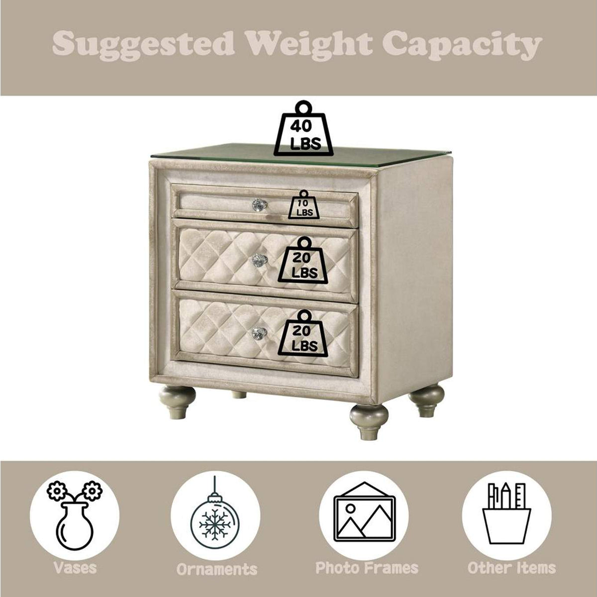 BD02336 Lucienne Nightstand