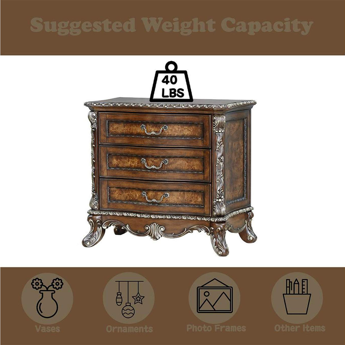 BD03063 Devany Nightstand